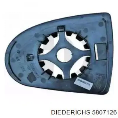 7632A032 Mitsubishi Elemento espelhado do espelho de retrovisão direito