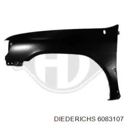 Pára-lama dianteiro esquerdo para Nissan Pathfinder  R50
