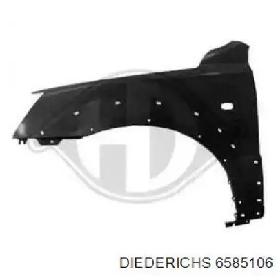 Pára-lama dianteiro direito Diederichs 6585106 preço, a partir de 134,74 USD