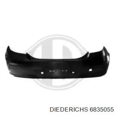 Pára-choque traseiro Diederichs 6835055 preço, a partir de 124,98 USD