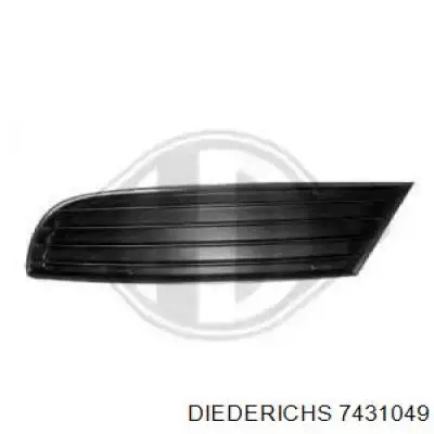 1M0853665B VAG Grelha inferior do pára-choque dianteiro