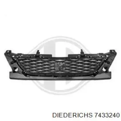 Grelha do radiador Polcar 67C105J