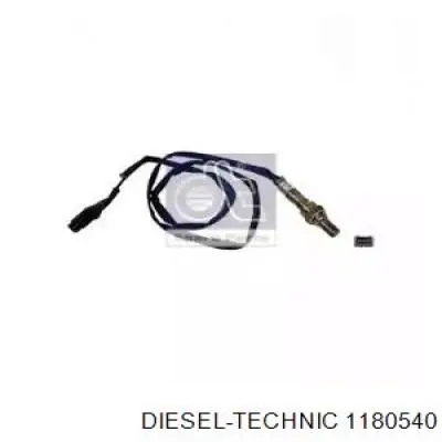 Sonda lambda, sensor de oxigênio até o catalisador 1180540 Diesel Technic