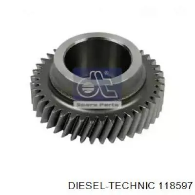 118597 Diesel Technic Roda dentada de cambota do compressor pneumático (TRUCK)