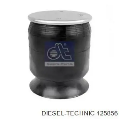 Coxim pneumático (suspensão de lâminas pneumática) do eixo RML76251CP Blacktech