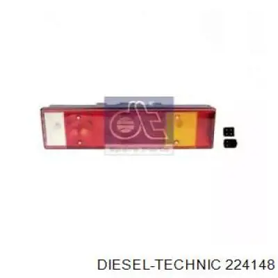 224148 Diesel Technic Lanterna traseira direita