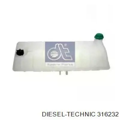 Compre 316232 Diesel Technic Tanque de expansão do sistema de esfriamento
