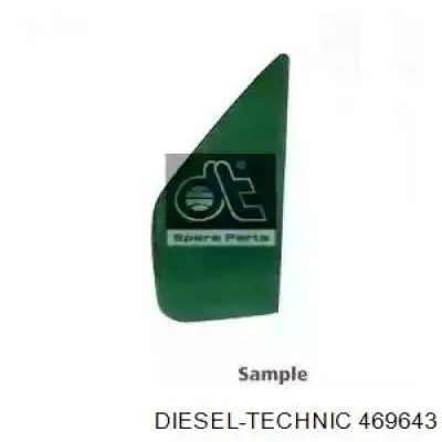 GS3547D306 FPS Vidro de janelo da porta dianteira direita