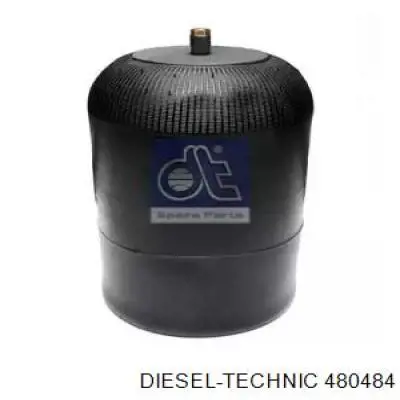 Coxim pneumático (suspensão de lâminas pneumática) do eixo traseiro Diesel Technic 480484 preço, a partir de 160,42 USD