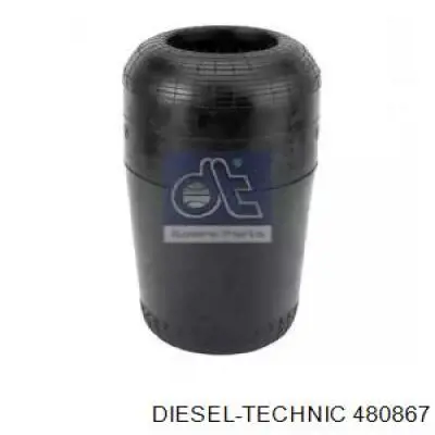 Coxim pneumático (suspensão de lâminas pneumática) do eixo dianteiro Diesel Technic 480867 preço, a partir de 68,22 USD