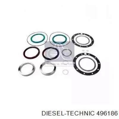 496186 Diesel Technic Kit de reparação de cubo traseiro