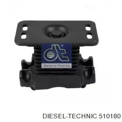 510180 Diesel Technic Coxim de chapa principal da suspensão de lâminas traseira
