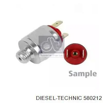 580212 Diesel Technic Sensor de pressão de fluido de freio