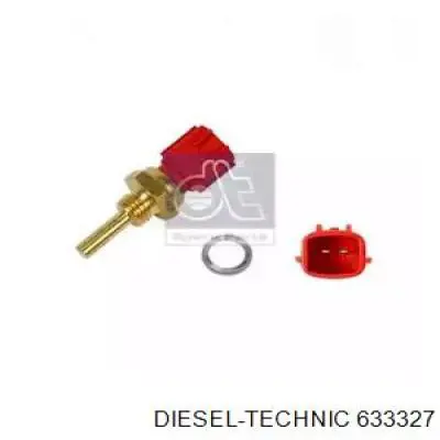 633327 Diesel Technic Sensor de temperatura do fluido de esfriamento