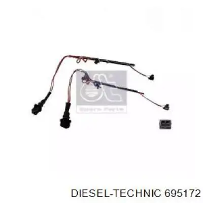 Compre 695172 Diesel Technic Sensor traseiro de desgaste das sapatas do freio