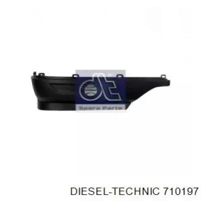 710197 Diesel Technic Spoiler direito do pára-choque dianteiro