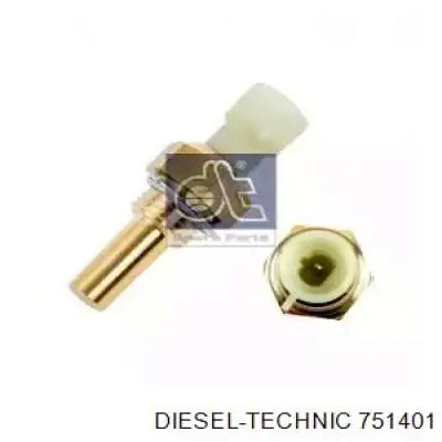 Sensor de temperatura do fluido de esfriamento 4857250 Iveco