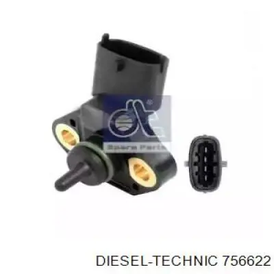 Compre 281006123 Bosch Sensor de pressão dos gases de escape