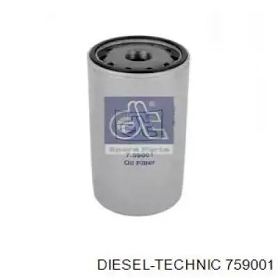 759001 Diesel Technic Filtro de óleo