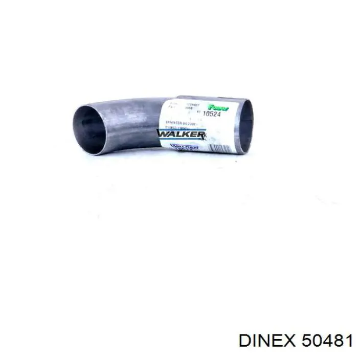 50481 Dinex Silenciador, parte traseira