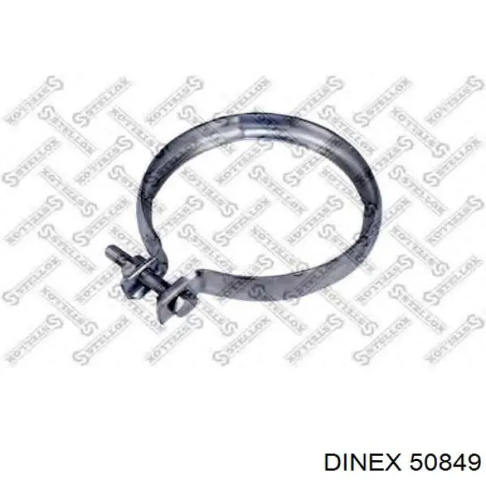 Compre 50849 Dinex Braçadeira de silenciador dianteira