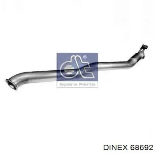 68692 Dinex Silenciador, parte traseira