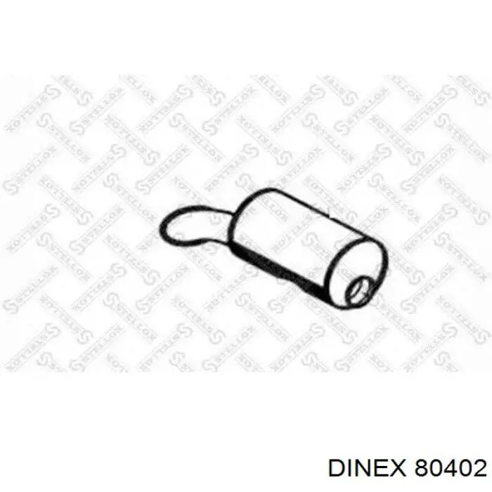 Compre 80402 Dinex Silenciador, parte traseira