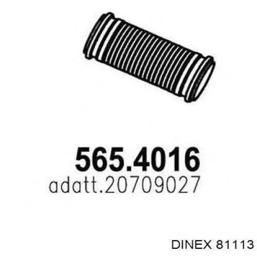 Ondulação do silenciador 57159K Hobi