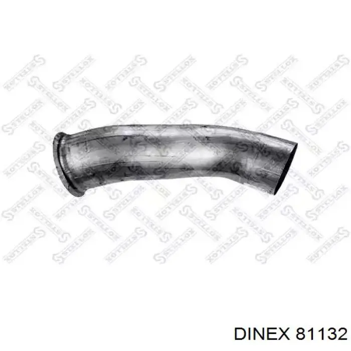 81132 Dinex Tubo de escape, desde o catalisador até o silenciador