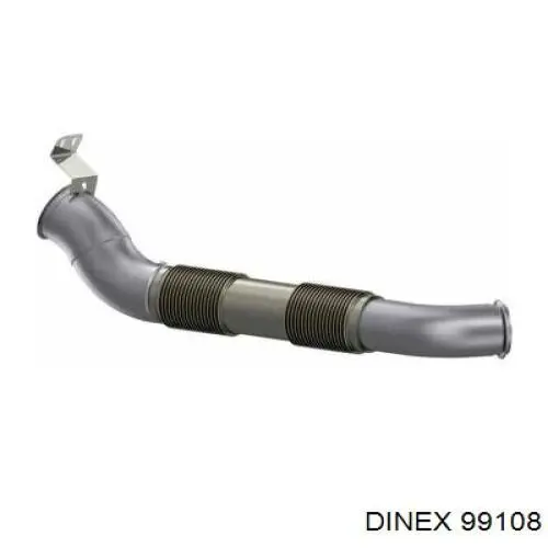 Braçadeira de silenciador dianteira 99108 Dinex
