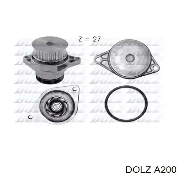 Bomba de água (bomba) de esfriamento Dolz A200 preço, a partir de 47,73 USD