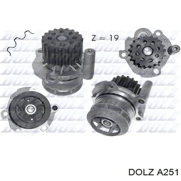 Bomba de água (bomba) de esfriamento Dolz A251 preço, a partir de 51,15 USD