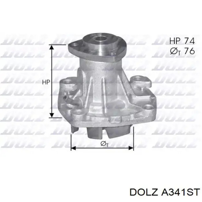 A341ST Dolz Bomba de água (bomba) de esfriamento