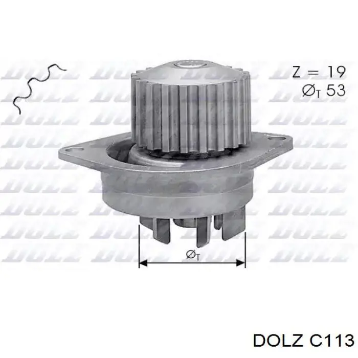 C113 Dolz Bomba de água (bomba) de esfriamento
