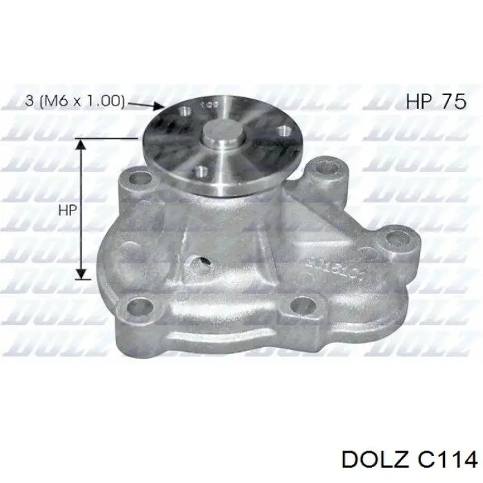 Bomba de água (bomba) de esfriamento Dolz C114 preço, a partir de 40,06 USD