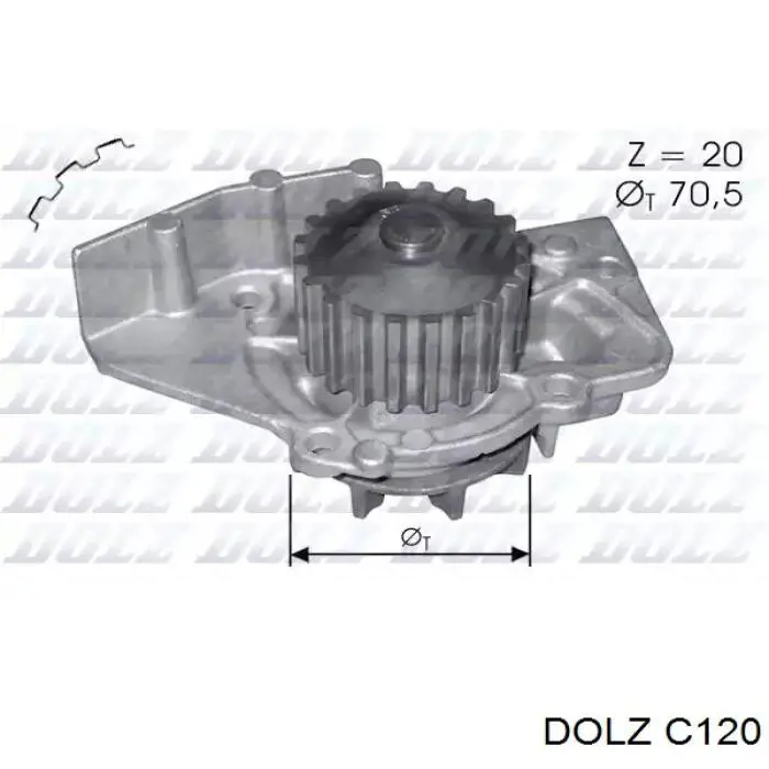 C120 Dolz Bomba de água (bomba) de esfriamento
