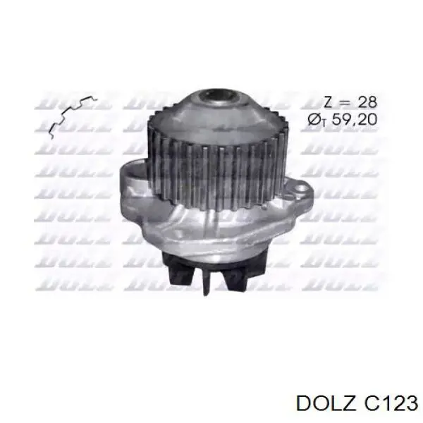 C123 Dolz Bomba de água (bomba) de esfriamento