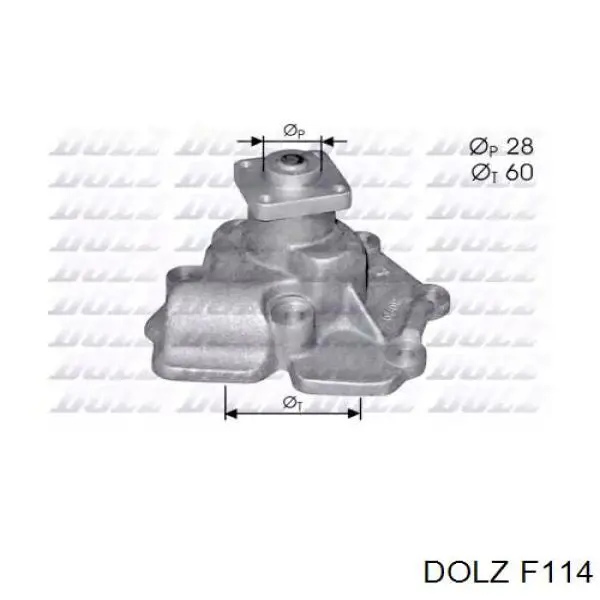 Bomba de água (bomba) de esfriamento Dolz F114 preço, a partir de 57,99 USD