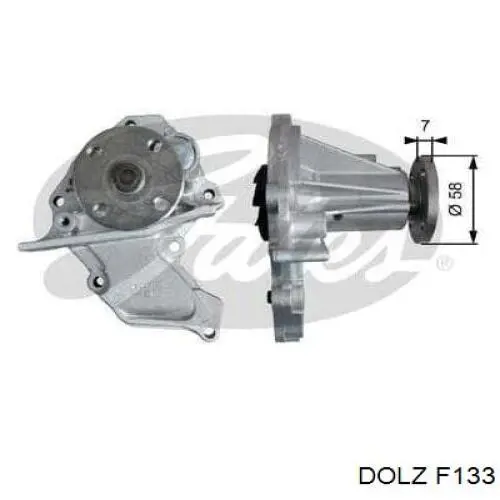 Compre F133 Dolz Bomba de água (bomba) de esfriamento