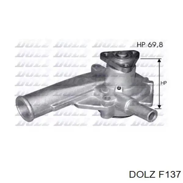 Bomba de água (bomba) de esfriamento Dolz F137 preço, a partir de 37,36 USD