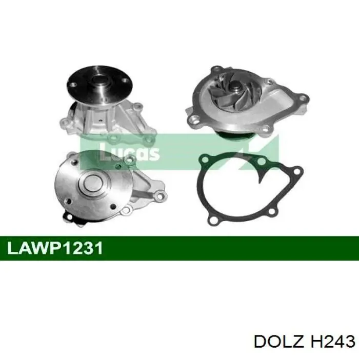 Bomba de água (bomba) de esfriamento Hyundai/Kia 2510003HB0 preço, a partir de 59,61 USD