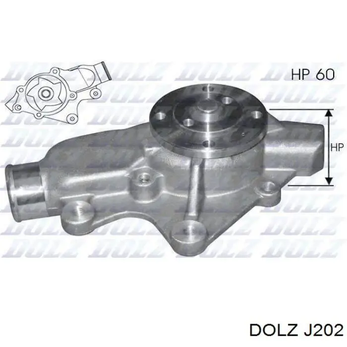 Bomba de água (bomba) de esfriamento Dolz J202 preço, a partir de 92,96 USD