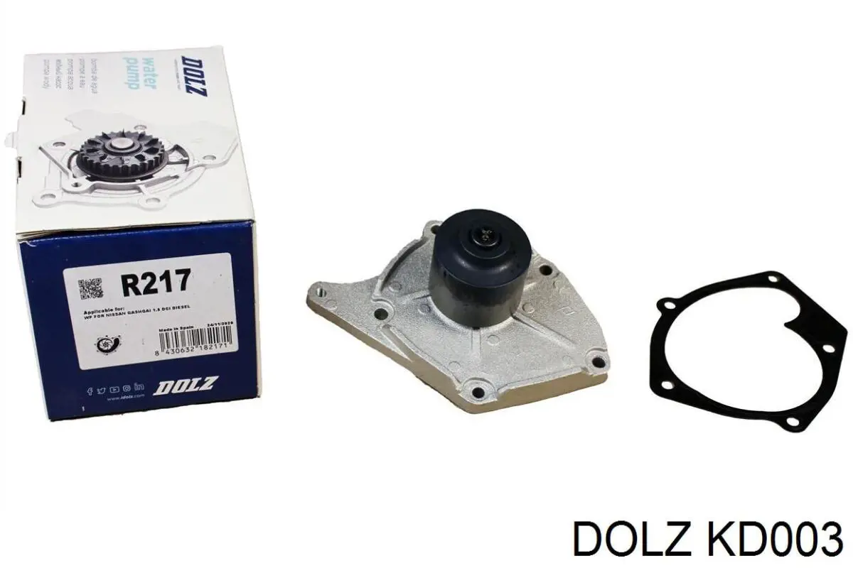 Compre KD003 Dolz Correia do mecanismo de distribuição de gás, kit