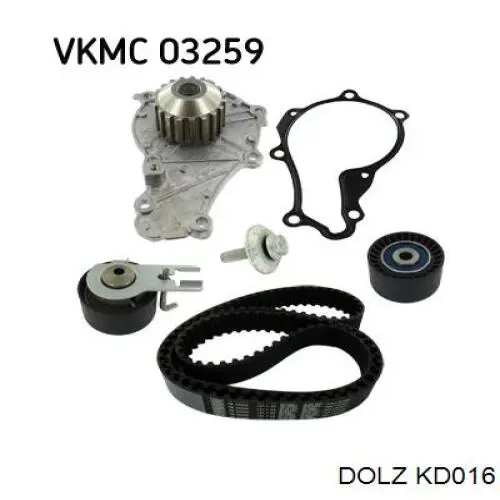 Correia do mecanismo de distribuição de gás, kit Dolz KD016 preço, a partir de 106,98 USD