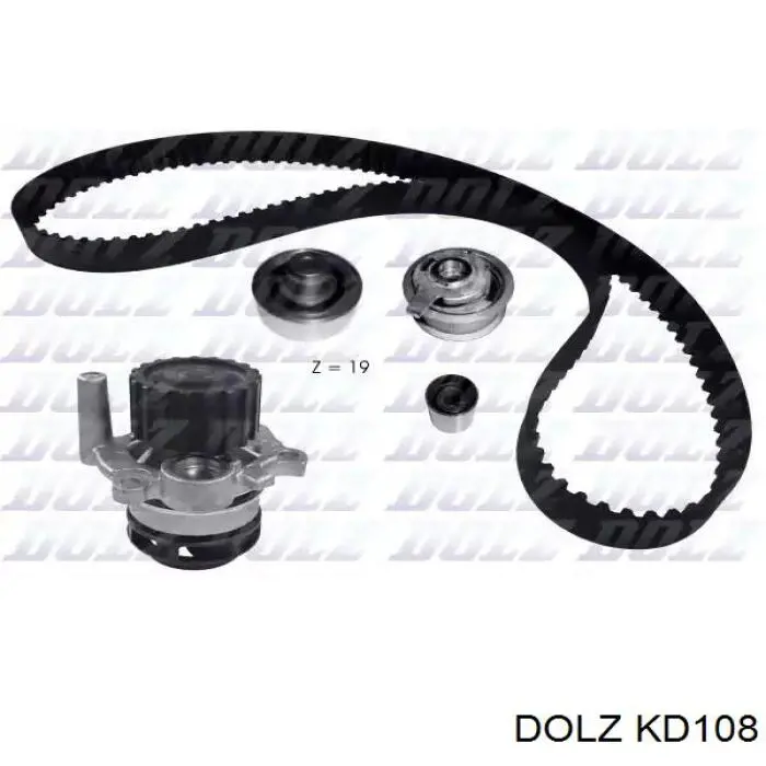 Compre KD108 Dolz Correia do mecanismo de distribuição de gás, kit