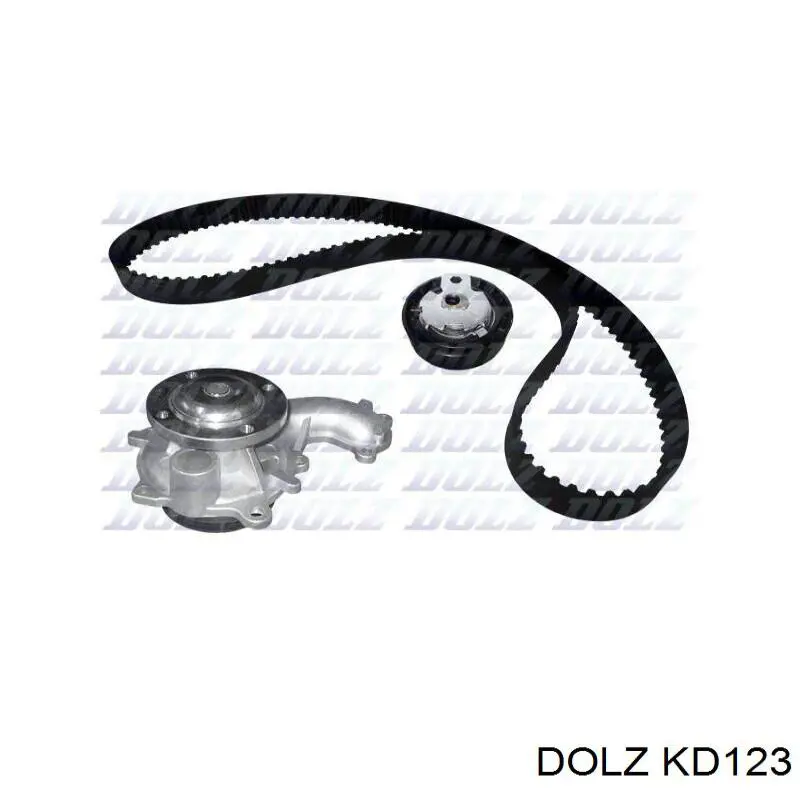 Correia do mecanismo de distribuição de gás, kit KD123 Dolz