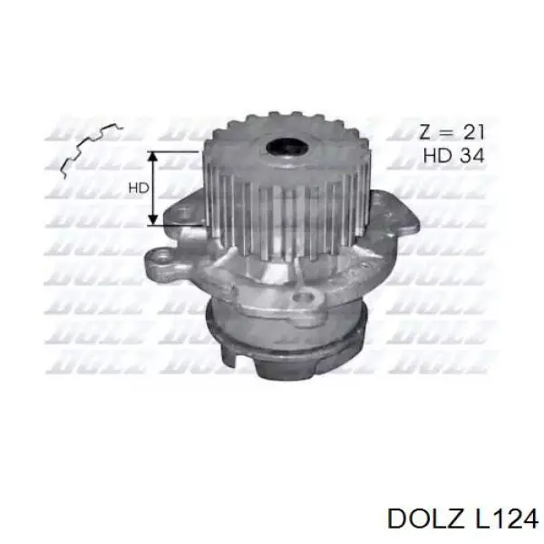 Bomba de água (bomba) de esfriamento Dolz L124 preço, a partir de 32,72 USD