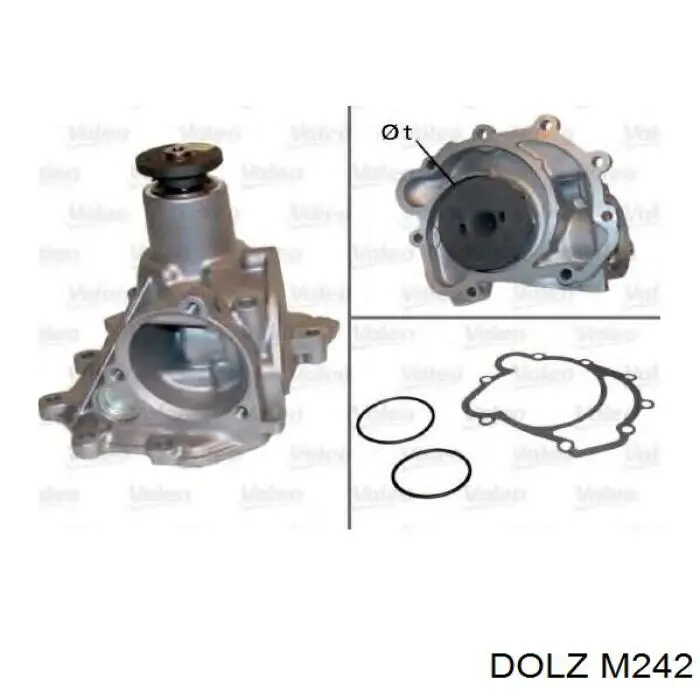Bomba de água (bomba) de esfriamento Dolz M242 preço, a partir de 84,37 USD