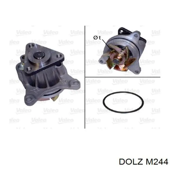Compre M244 Dolz Bomba de água (bomba) de esfriamento