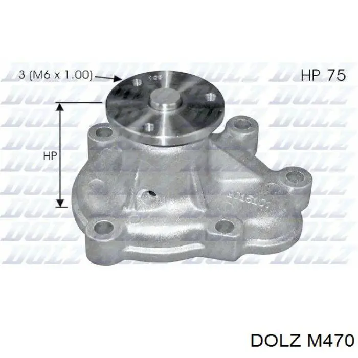 Compre M470 Dolz Bomba de água (bomba) de esfriamento
